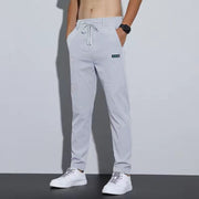 Thin ice silk pants for men, business men