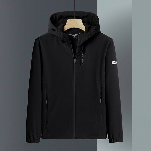 Casual spo,rts with fleece warm single-layer jacket