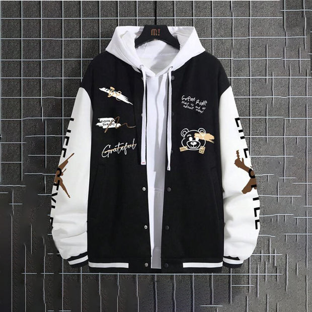 Men's baseball jacket,