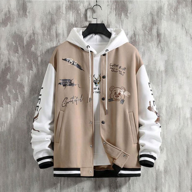 Men's baseball jacket,