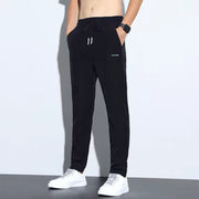 Thin ice silk pants for men, business men