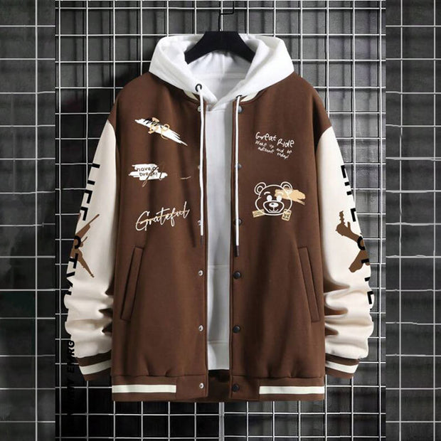 Men's baseball jacket,