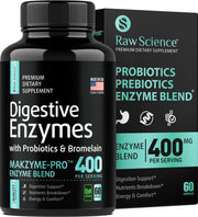 Digestive Enzymes With Probiotics for Women & Men