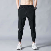 Thin ice silk pants for men, business men