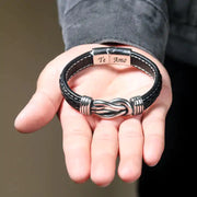 Fashion Irregular Graphic Accessories Men's Leather Bracelet