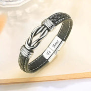 Fashion Irregular Graphic Accessories Men's Leather Bracelet